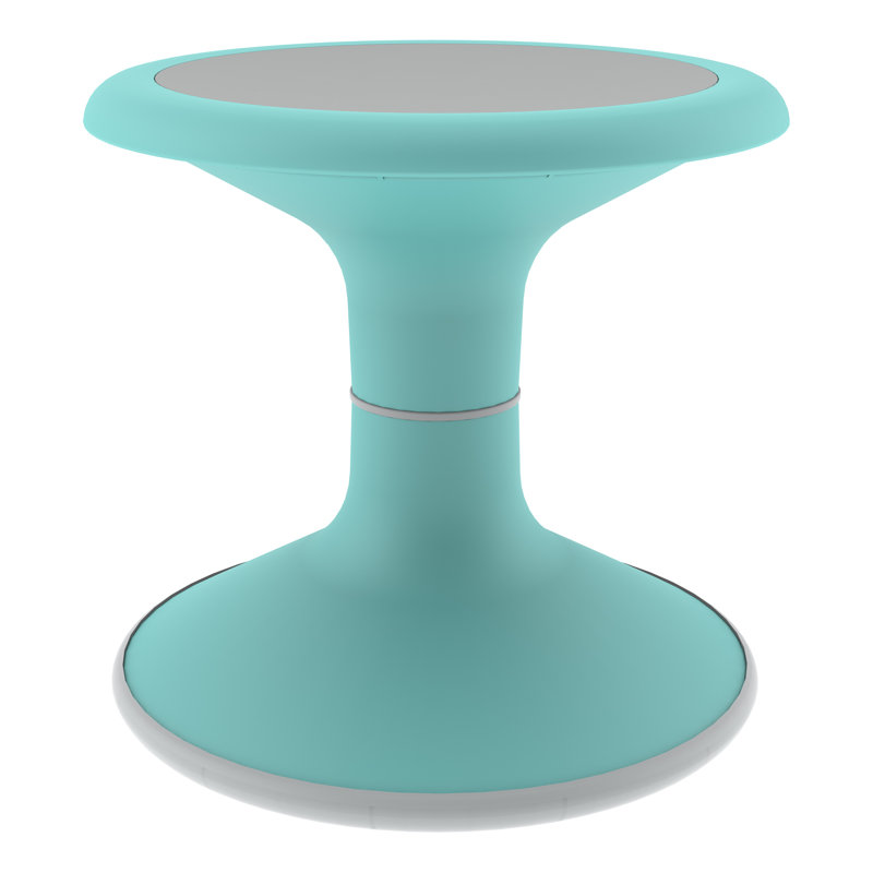Tabouret Crossen Classroom, H 12 po, Turquoise