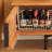 Retro design solid wood TV cabinet