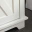 Armoire de rangement sous l'évier, blanc, double porte, évier blanc peu encombrant,