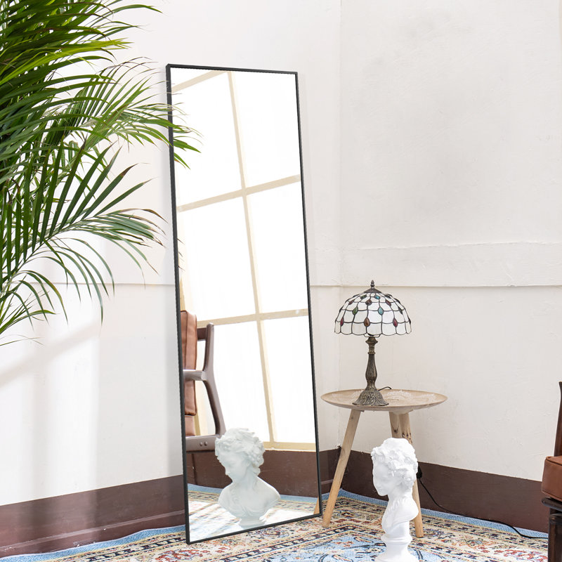 Miroir taille réelle, Noir, H 48 po x l 14 po