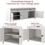 Banc à chaussures 41,3 po avec rangement relevable-862167167