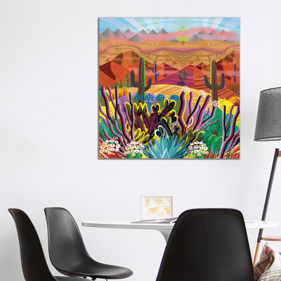 Reaching the Mountain Top 1 Piece Wrapped Canvas Wall Art