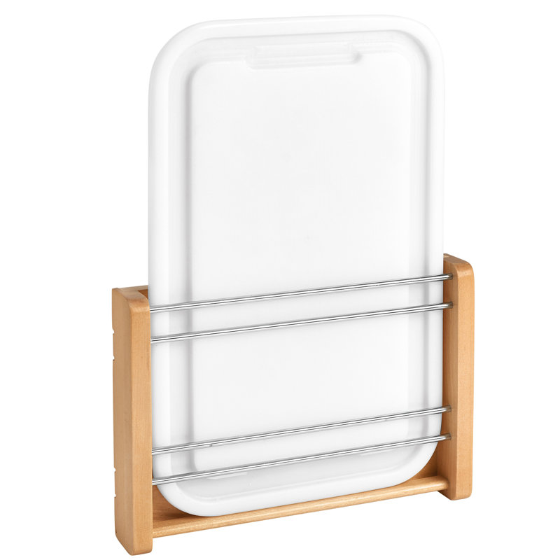 Porte-planche à découper en bois Rev-A-Shelf avec planche à découper en polymère pour armoires de cuisine