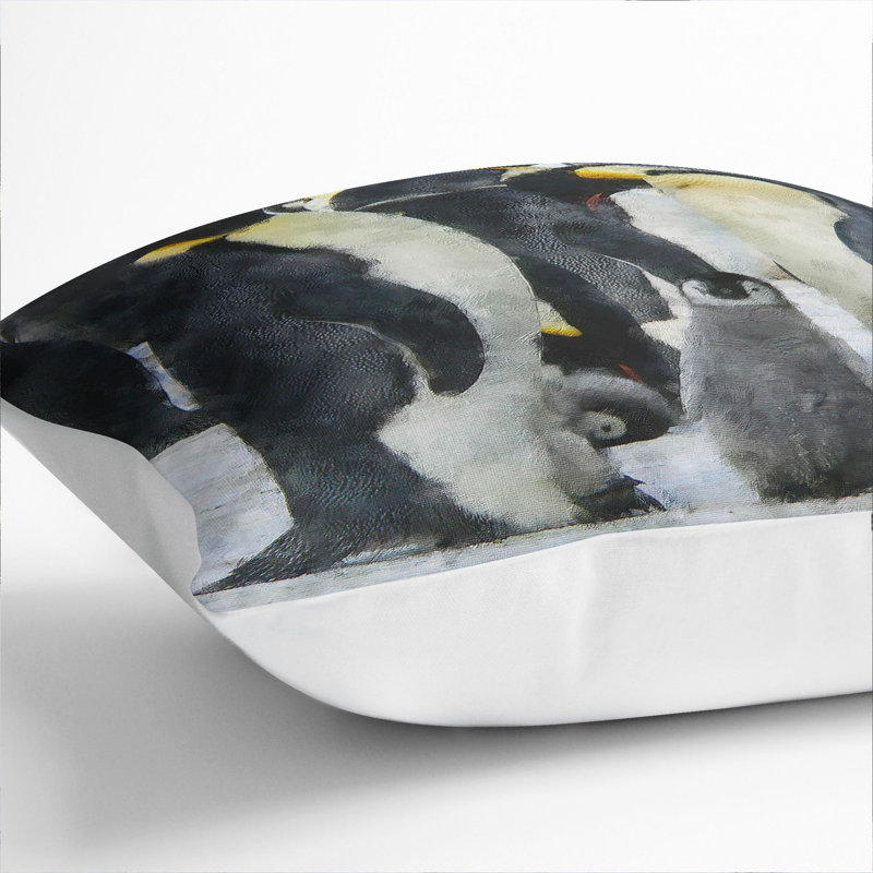Square Cushion, White, 40cm H x 40cm W x 15cm D