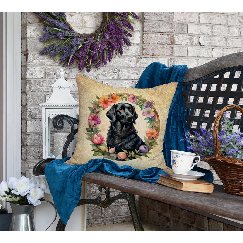 Outdoor Throw Pillow, 18" H x 18" W x 4" D