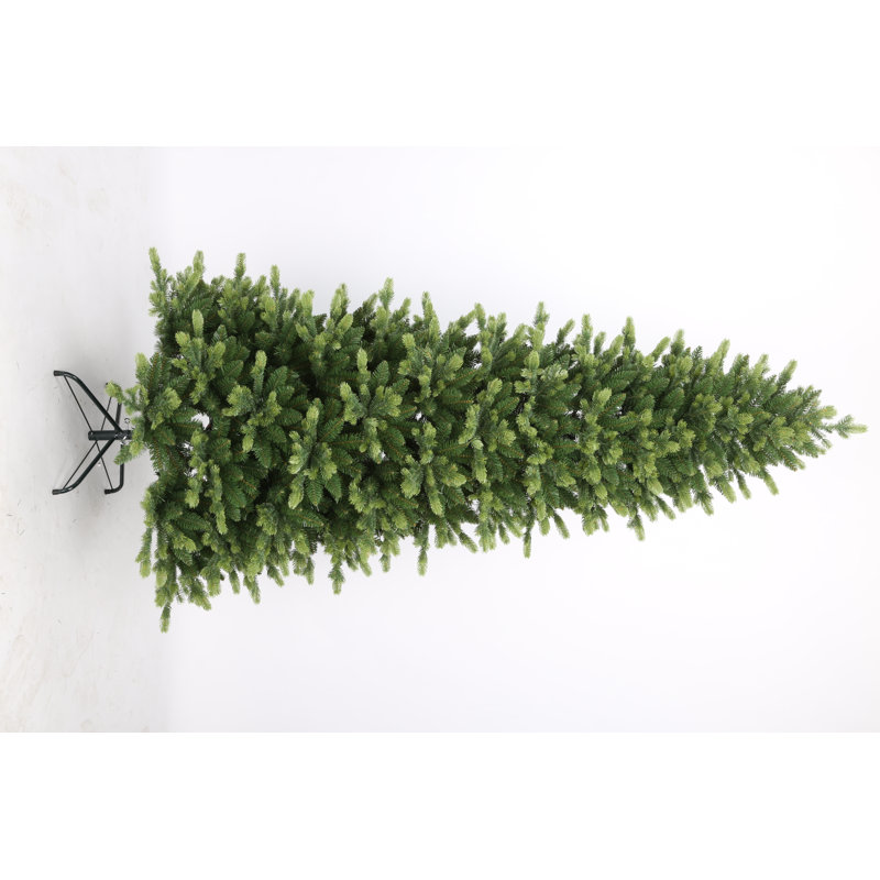 Arbre de Noël en forme de feuille à sept branches en PE + PVC à 25 pointes 25 pi, 6'