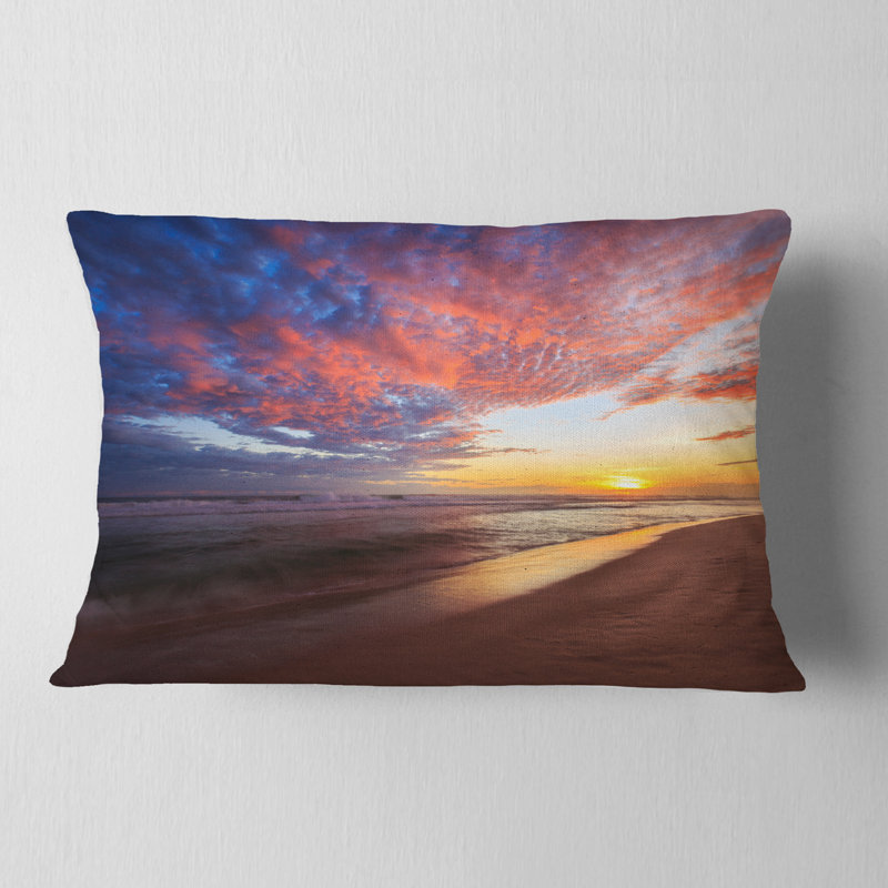 Coussin Seashore ColoClouds in Beach at Sunset