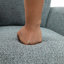 Swivel Upholstered Bar Stool with Solid Wood Frame-11745823