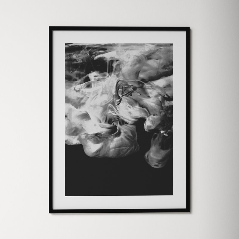 " Black Ink " by Fabrikken, Black Framed Paper, 41" H x 33" W