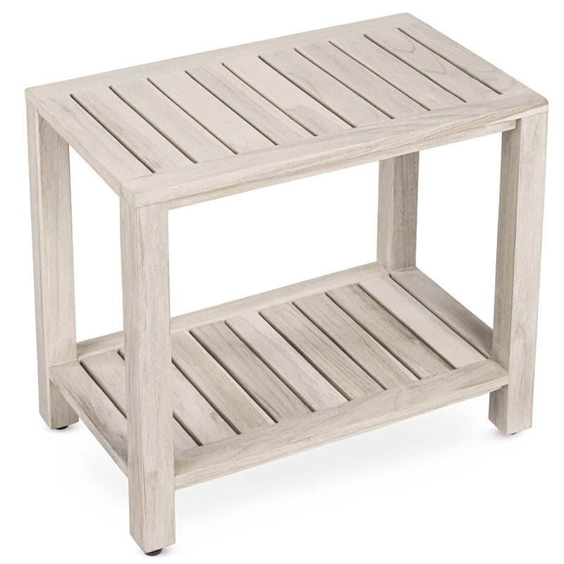 Elisa 21 Inch Teak Shower Bench