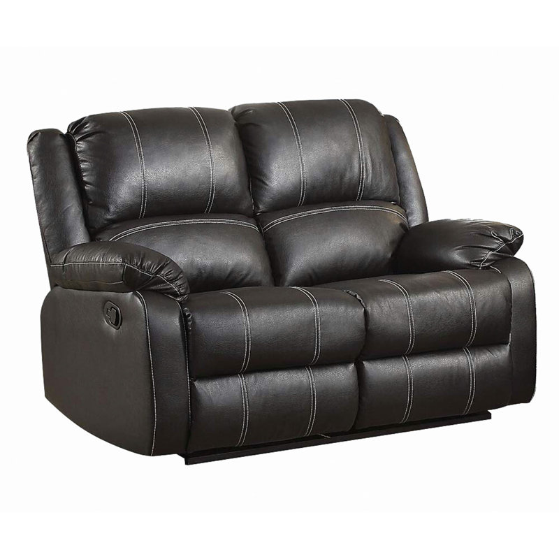 Causeuse inclinable en cuir synthétique Zuriel