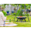 87cm Round Steel Fire Pit Log Grate