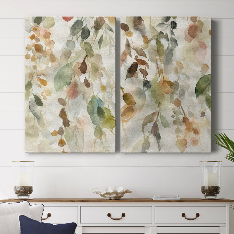 Cascading Nature I-Premium Gallery Wrapped Canvas -Ready to Hang, 36" H x 48" W