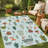 Animal & Tree Pattern Area Rug, Soft And Lightweight, Suitable For All Seasons, Easy To Maintain And Easy To Clean, Machine Washable Carpet Floor Mat, Suitable For Living Room, Bedroom, Dining Room, Balcony, Patio, Room Decor, Home Decor, Outdoor Decor-789826677