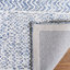 Tapis oriental ivoire / bleu marine en laine touffeté à la main Ambr-1214602256
