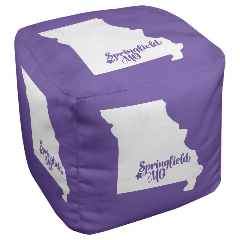 Repose-pieds à cubes missouri Springfield, Mauve