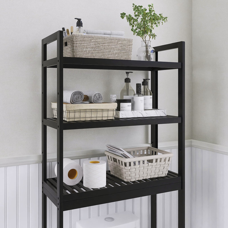 Barrero Over The Toilet Storage, Black