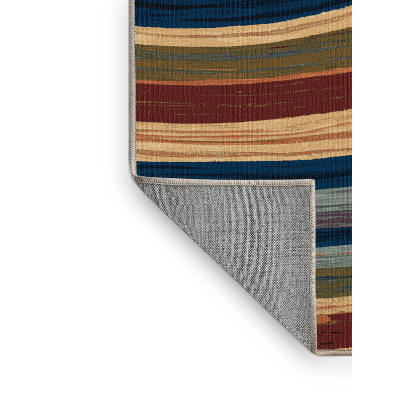  Tapis lavable Painted Hills Southwestern, Carré 8 pi