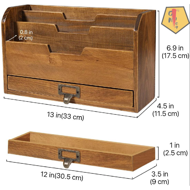 GN109 Wood File Organizer