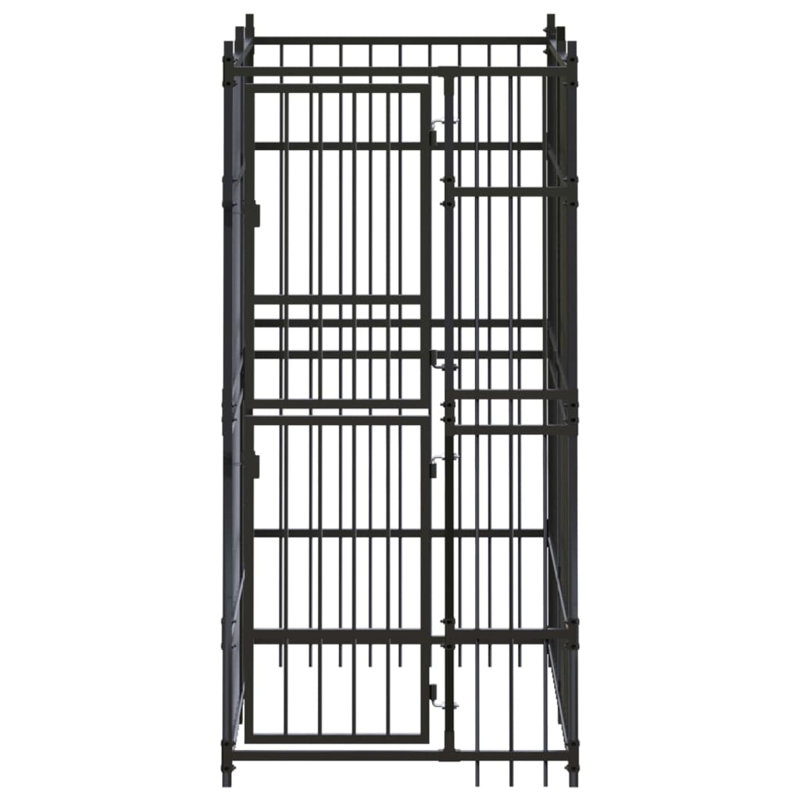 Seward 200cm H Steel Kennel With Door