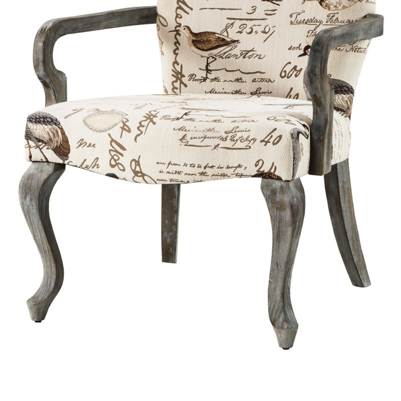 Fauteuil d'appoint captivant avec revêtement et assise en finition grise récupérée