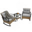 Ensemble de chaises berçantes 3 pièces-859434275