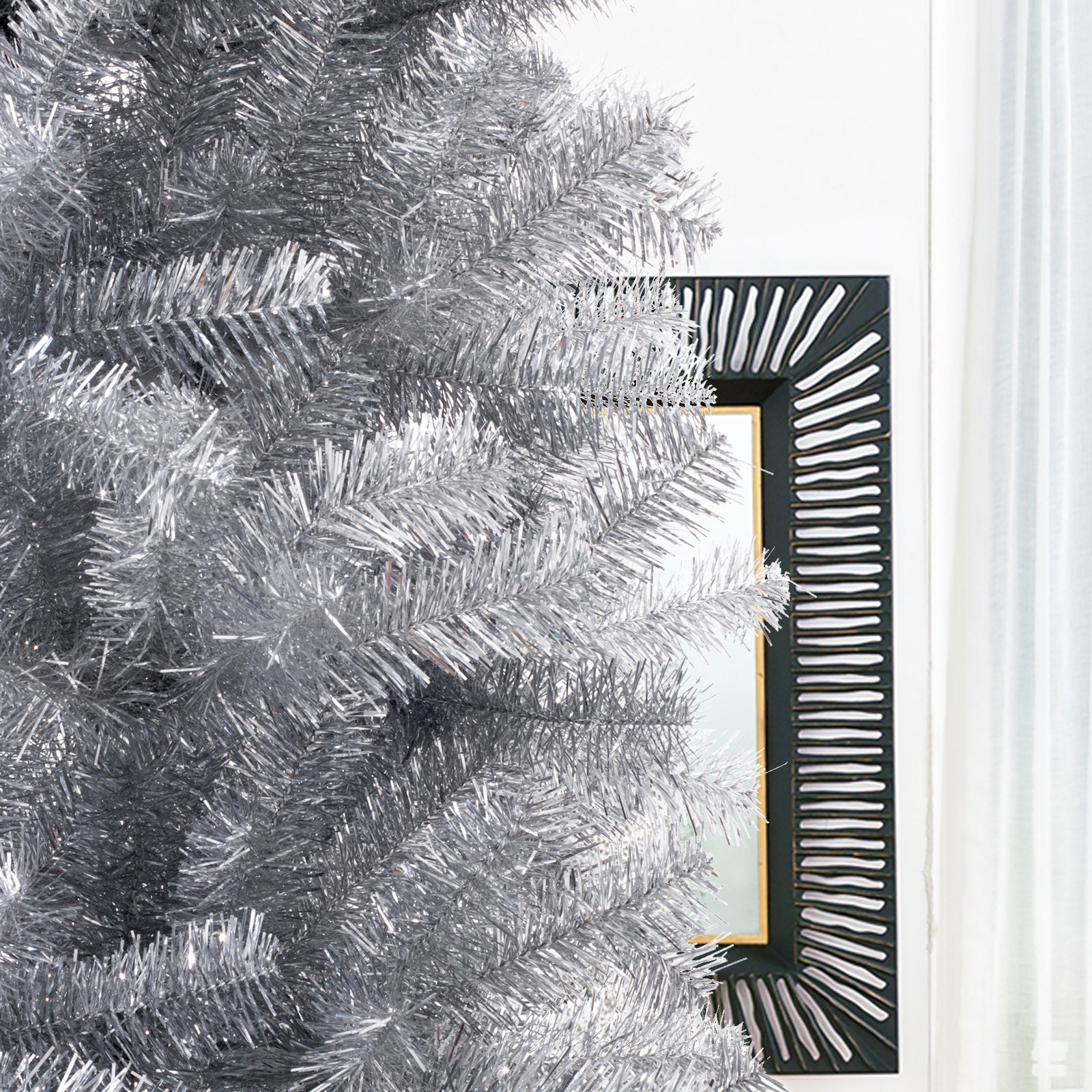 Slender 9' Pine Christmas Tree, 7.5 ft