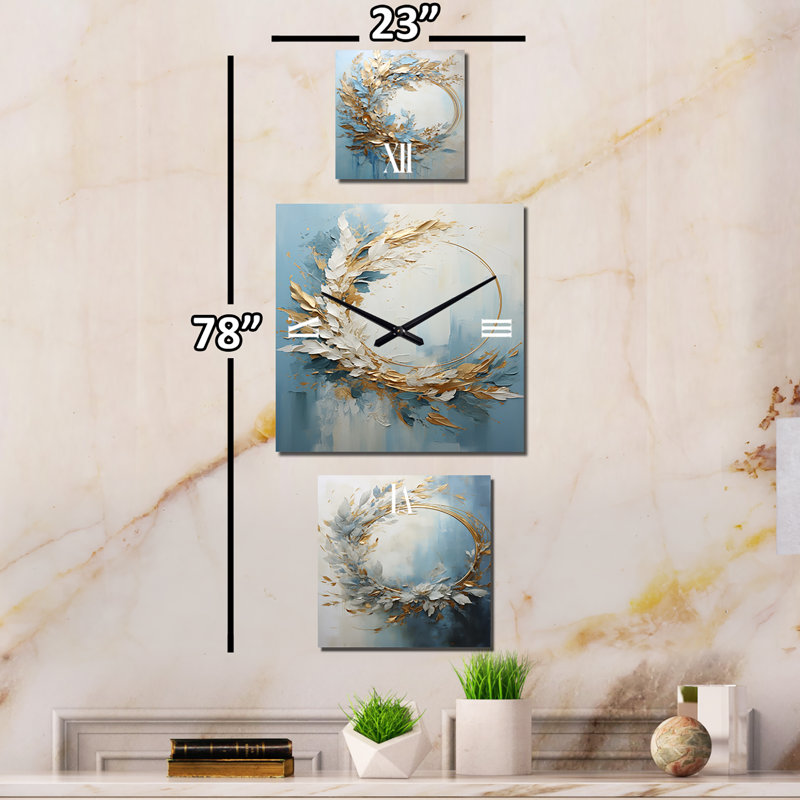 Lyne Metal Wall Clock