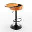 Two Pieces Storage Bar Stools, Swivel Bar Stool, Height Adjustable Barstool, Modern Barstool For Home-248362398