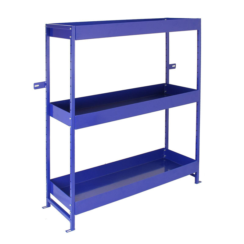 Castlewood 115cm W Steel Shelving Unit, Blue