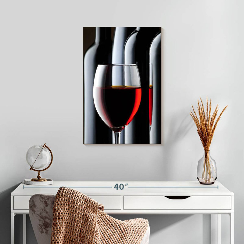 Vin rouge Yarlin Cabernet, H 24 po x l 16 po