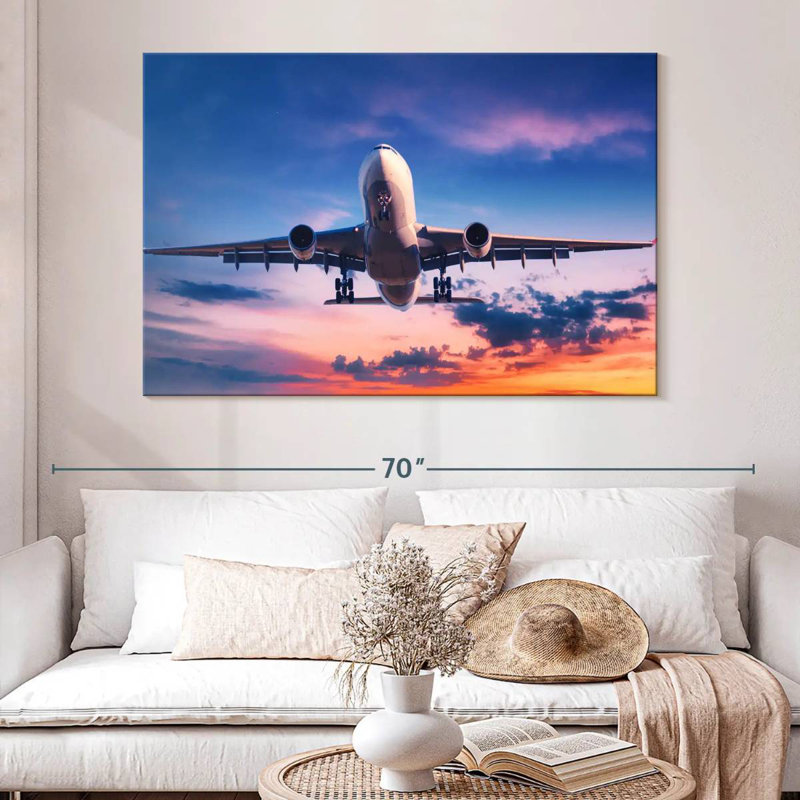 Avion Mehar Sunset, H 34 po x l 51 po