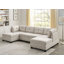 Canapé modulaire réversible avec repose-pieds Ashwell-778765308