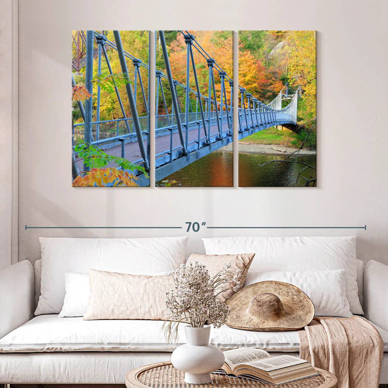 Blue Bear Mountain Bridge, 32" H x 50" W