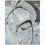 Abstract Area Rug in Charcoal/Blue/Silver-886524150