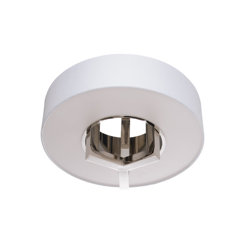 Madison Brushed Nickel Aluminum LED Flush Mount Light