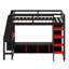 Lit mezzanine avec bureau Gaming