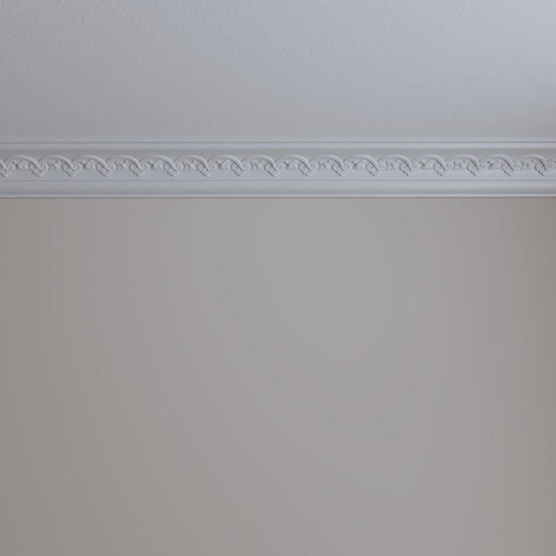 Lisbon White Polyurethane Decorative Crown Moulding