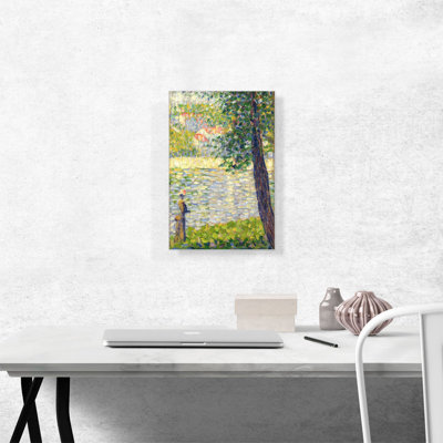 «The Morning Walk» par Georges Seurat - reproduction d'art sur toile tendue