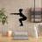 Decorative Metal Wall Accessory, Black, 21.3 x 21.7 inches | 100% Metal, Thickness: 0.06 inches | Stylish & Durable Design for Home Decor, Ideal for Living Room & Office Spaces, Modern Aesthetic