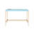 Baby Blue & Gold Finish Writing Desk W/USB