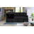 Paisley 82"  Linen Fabric Reversible Sleeper Sectional Sofa With Storage Chaise