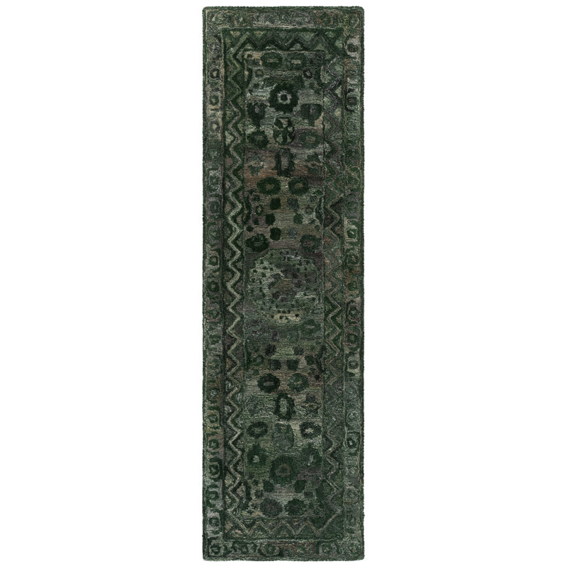 Anatolia 411 Hand Tufted Performance Oriental Rug, Runner 2'3" x 8'
