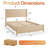 Bed Frame Queen Size With Headboard-910576499
