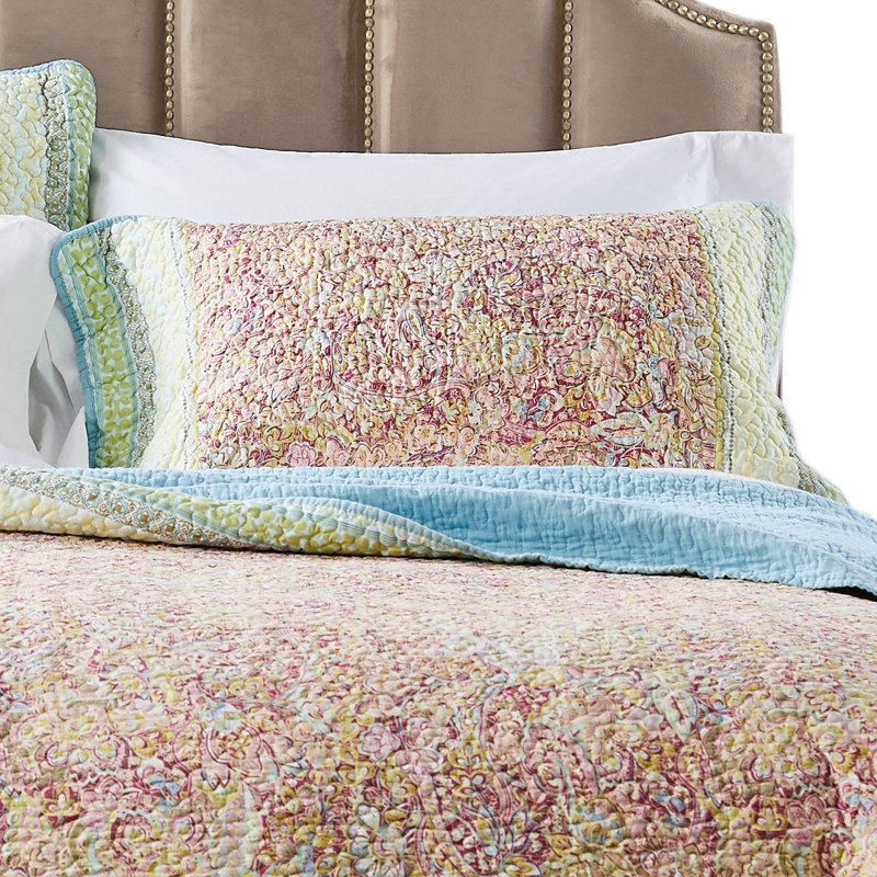 Greenland Home Fasions Palisades Pastel Standard Sham, 20x26, Standard