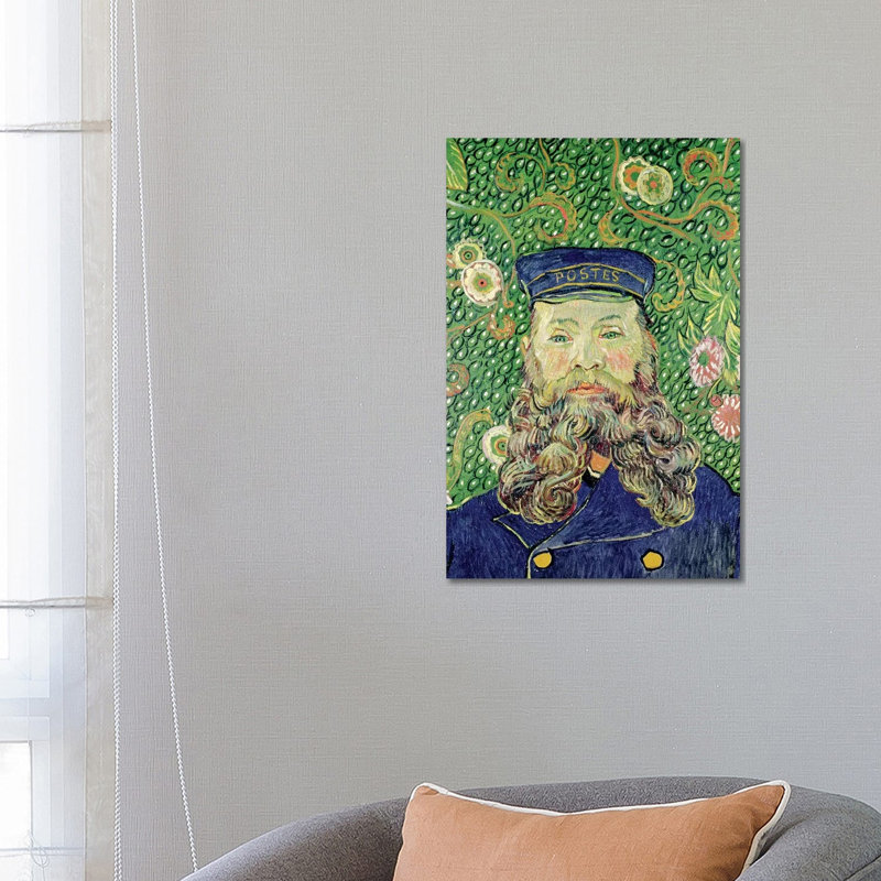 Portrait du facteur Joseph Roulin, 1889 - Giclée sur toile tendue avec châssis, H 26 po x l 18 po