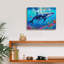  «Happy Humpback» par Dean Russo, art mural sur toile, 16 po x 12 po-1043115419
