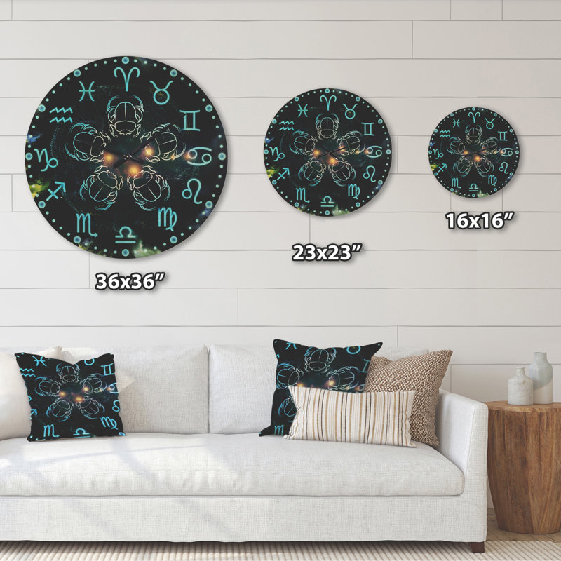 Horloge murale Astrology, Grand