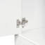 Meuble-lavabo moderne avec lavabo, 1 porte à fermeture douce et 3 tiroirs-1231888530-1231888524