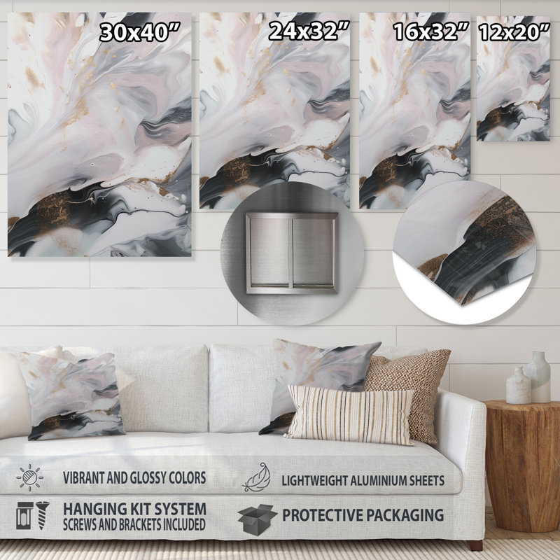 Décoration murale en métal, H 20 po x l 12 po x P 1 po
